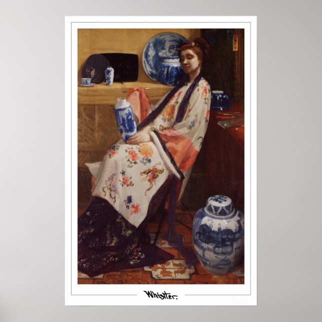 James McNeill Whistler Zedign Art Poster #6 (Front)