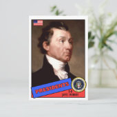 James Monroe Baseball Card (Standing Front)