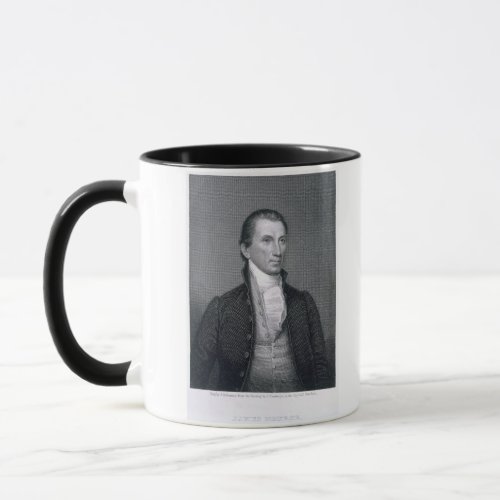 James Monroe engraved by Asher Brown Durand 1796 Mug