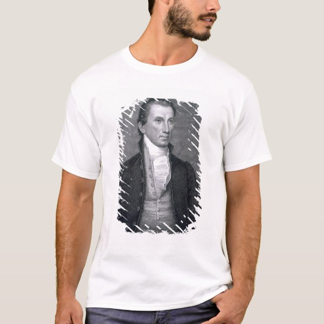 James Monroe, engraved by Asher Brown Durand (1796 T-Shirt (Front)