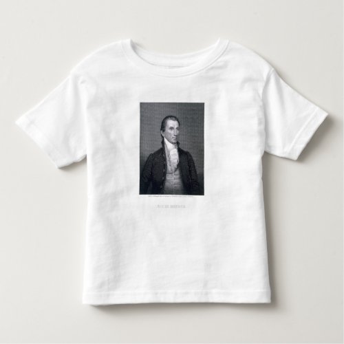 James Monroe engraved by Asher Brown Durand 1796 Toddler T_shirt