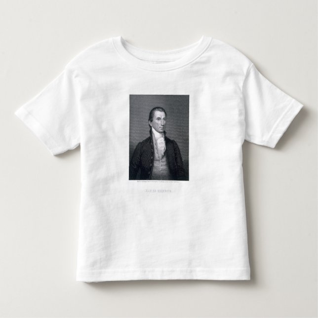 James Monroe, engraved by Asher Brown Durand (1796 Toddler T-shirt (Front)