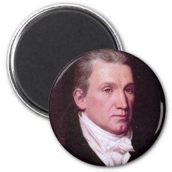 James Monroe Magnet by Incatneato at Zazzle