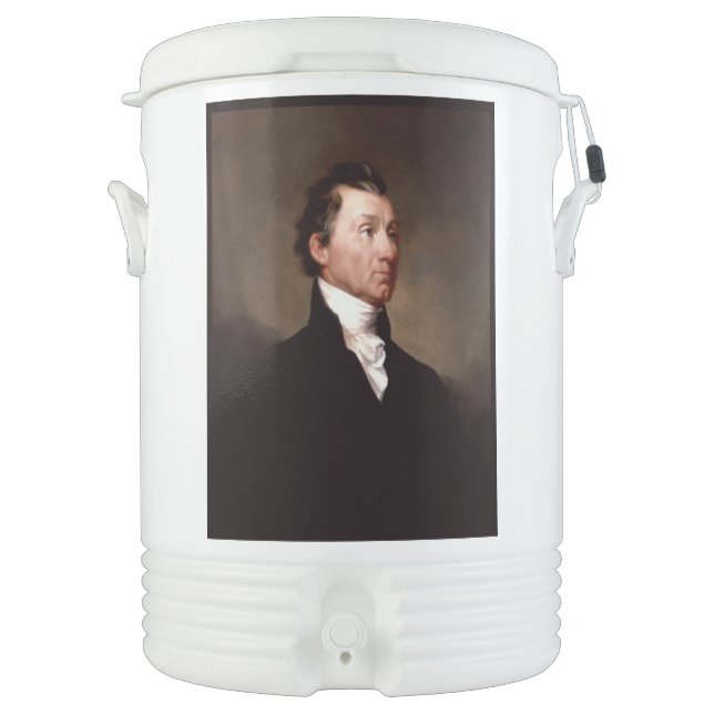 James Monroe Portrait, Early American President Beverage Cooler (Front)