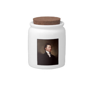 James Monroe Portrait, Early American President Candy Jar