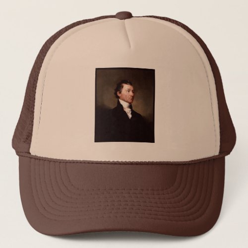 James Monroe Portrait Early American President Trucker Hat