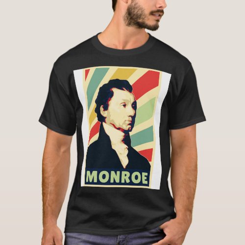 James Monroe Vintage Colors T_Shirt