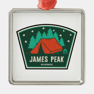 James Peak Wilderness Colorado Camping Metal Ornament