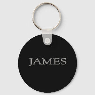 James Personalized Name Keychain
