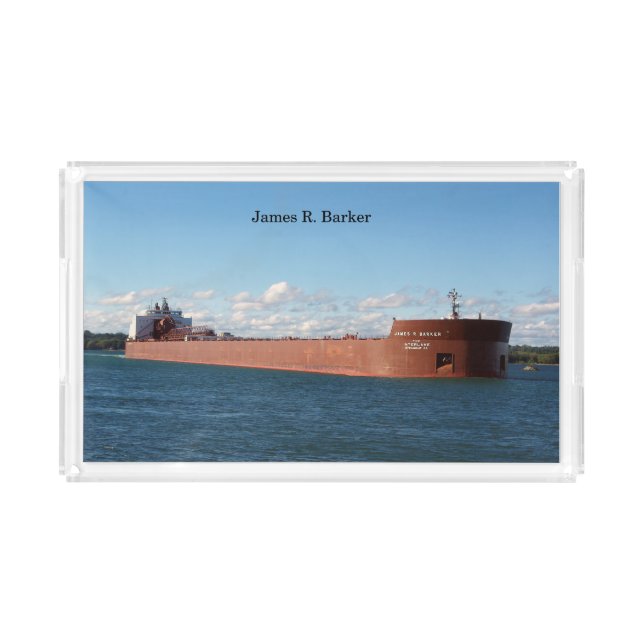 James R. Barker acrylic tray (Front)