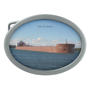 James R. Barker belt buckle