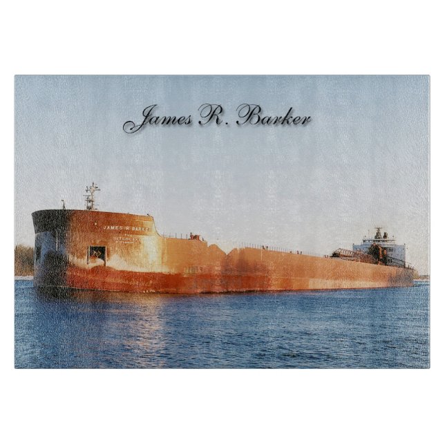 James R. Barker cutting board (Front)