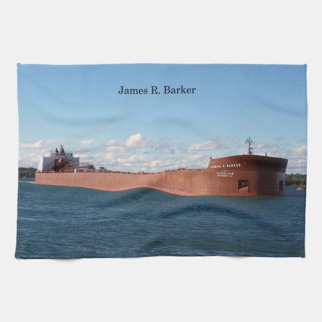 James R. Barker kitchen towel (Horizontal)