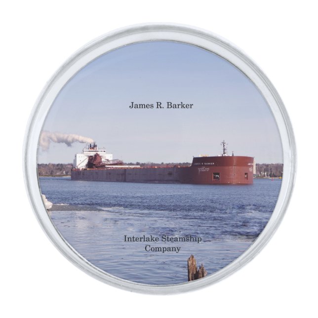 James R. Barker lapel pin (Front)