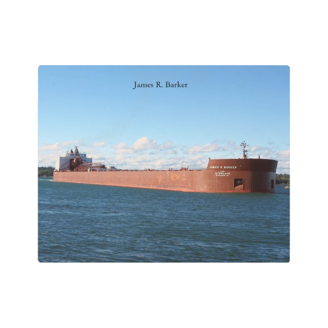 James R. Barker metallic wall art (Front)