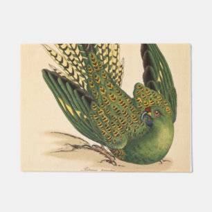 James Sowerby Ground Parrot, Psittacus terrestris Doormat