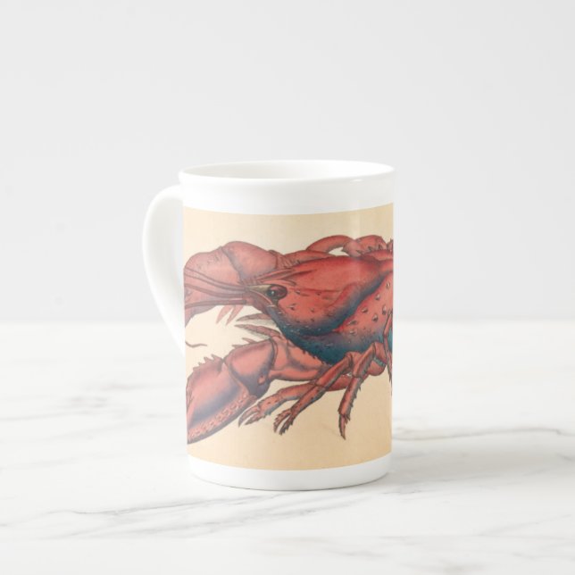 James Sowerby  Serrated Lobster      Bone China Mug (Front Left)