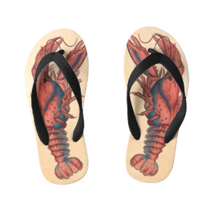 James Sowerby Serrated Lobster Kid's Flip Flops