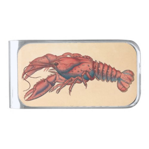 James Sowerby  Serrated Lobster    Silver Finish Money Clip
