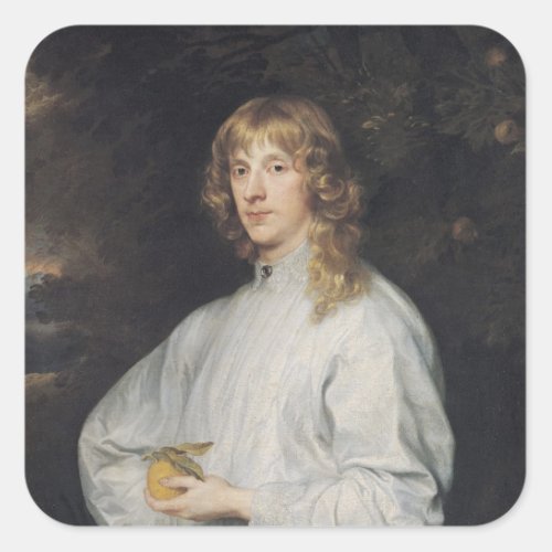 James Stuart  Duke of Richmond and Lennox Square Sticker