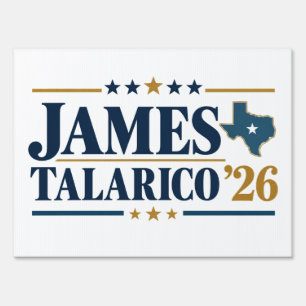 James Talarico 2026 Senate Sign