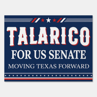 James Talarico 2026 US Senate Sign