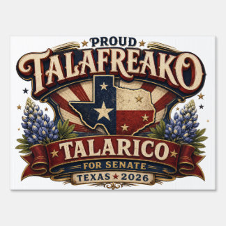 James Talarico 2026 US Senate Sign