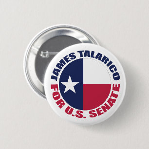 James Talarico for U.S. Senate Texas Flag Button