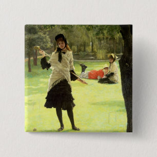 James Tissot   Croquet, c.1878 Button
