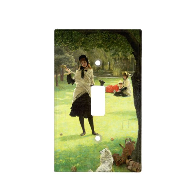 James Tissot | Croquet, c.1878 Light Switch Cover (Front)