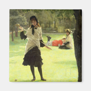 James Tissot Croquet, c.1878 Magnet