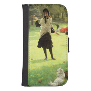 James Tissot Croquet, c.1878 Galaxy S4 Wallet Case