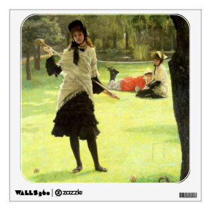 James Tissot   Croquet, c.1878 Wall Sticker