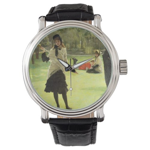 James Tissot  Croquet c1878 Watch