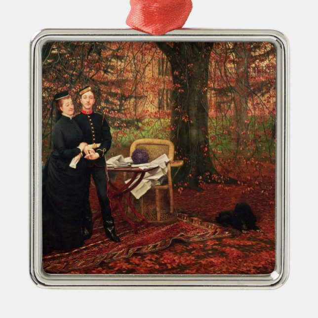 James Tissot | Empress Eugenie & Eugene-Louis Napo Metal Ornament (Front)