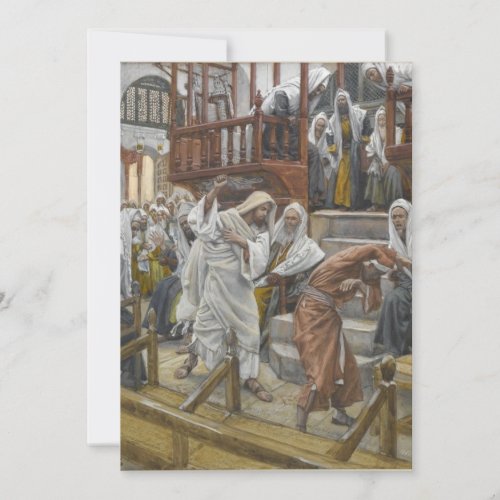 James Tissot _ Jesus Chases a Possessed Man from t Invitation