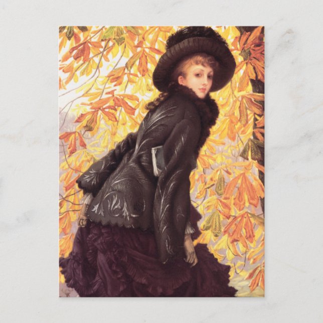 James Tissot October Postcard (Front)