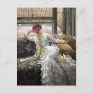 James Tissot Seaside (July Specimen of a Portrait) Postcard