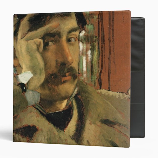James Tissot | Self portrait, c.1865 3 Ring Binder (Front/Inside)