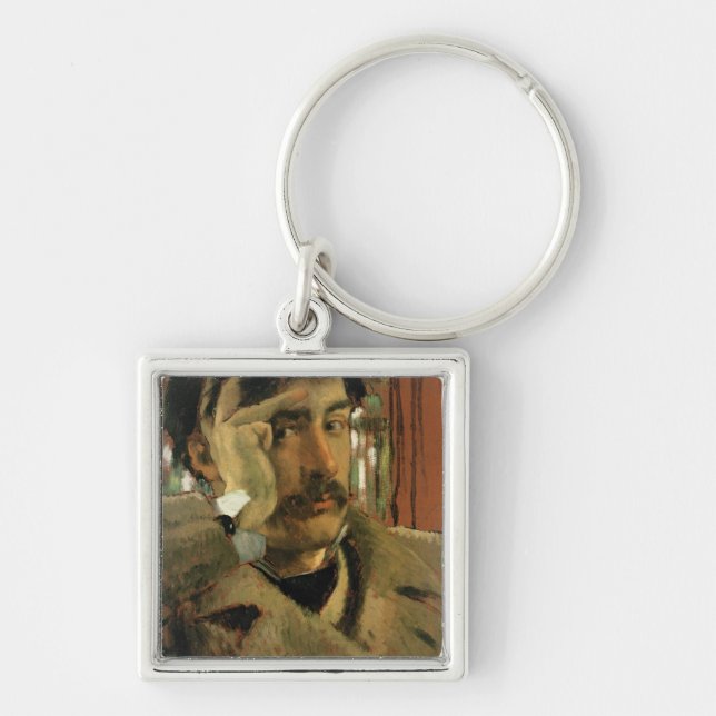 James Tissot | Self portrait, c.1865 Keychain (Front)