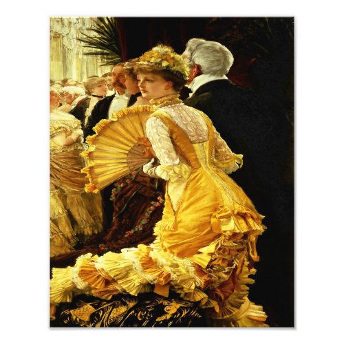 James Tissot The 1800s Ball Dancing Photo Print
