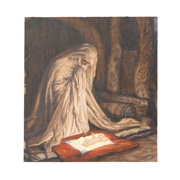 James Tissot The Birth Of Our Lord Jesus Christ Notepad Zazzle