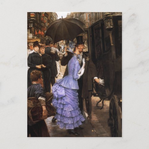 James Tissot The Bridesmaid Postcard