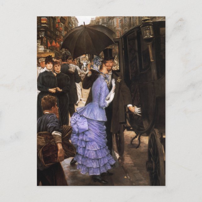 James Tissot The Bridesmaid Postcard (Front)