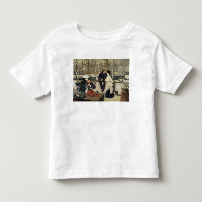 James Tissot | The Captain and the Mate, 1873 Toddler T-shirt (Front)