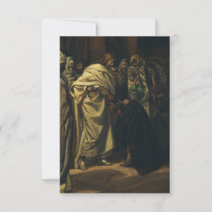 James Tissot The Incredulity of Saint Thomas Holy  Thank You Card