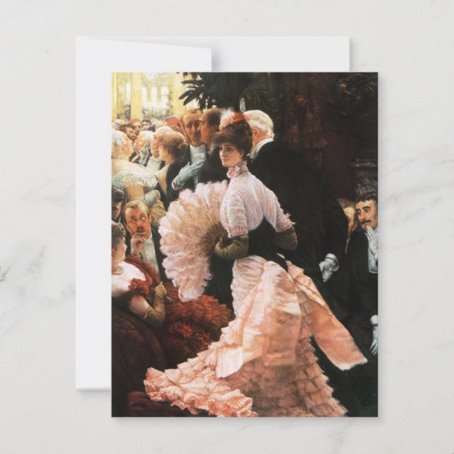 James Tissot The Political Lady Invitations (Front)
