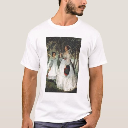 James Tissot  The Two Sisters Portrait 1863 T_Shirt