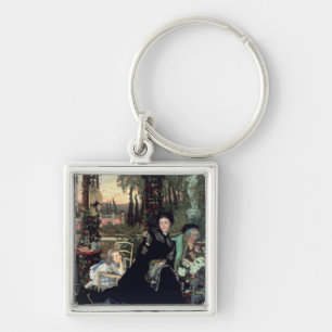 James Tissot   The Widow, 1868 Keychain