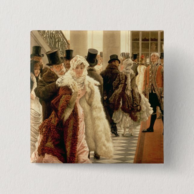 James Tissot | The Woman of Fashion , 1883-5 Button (Front)